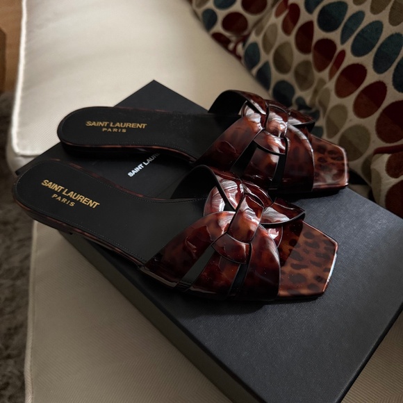 Saint Laurent Tribute Sandals - Picture 2 of 7